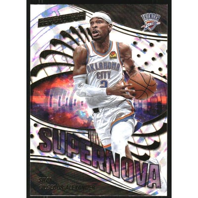 2024-25 Panini Revolution Supernova Fractal #5 Shai Gilgeous-Alexander