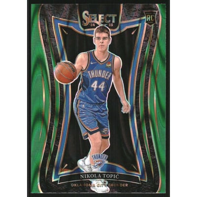 2024-25 Select Green Tectonic Prizms #396 Nikola Topic