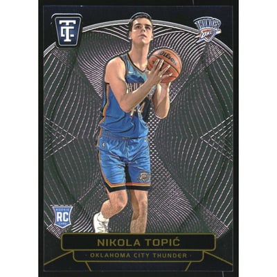 2024-25 Totally Certified Mirror Pink #175 Nikola Topic