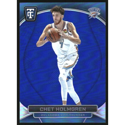 2024-25 Totally Certified Mirror Platinum Blue #52 Chet Holmgren