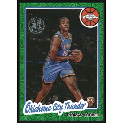 2025-26 Topps '80-81 Topps Chrome Green Mojo Refractors #TCTS Thomas Sorber