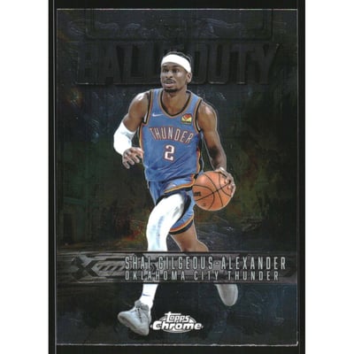 2025-26 Topps Chrome Ball of Duty #BD6 Shai Gilgeous-Alexander
