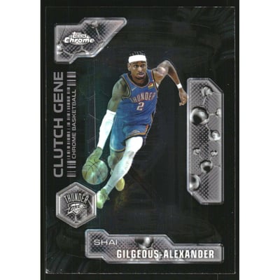 2025-26 Topps Chrome Clutch Gene #CG9 Shai Gilgeous-Alexander