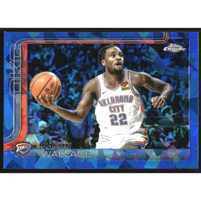 2025-26 Topps Chrome Sapphire #191 Cason Wallace