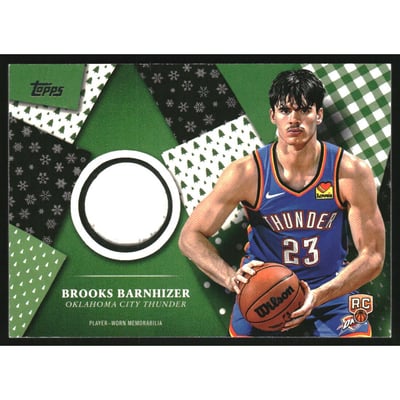 2025-26 Topps Holiday Holiday Relics #HR39 Brooks Barnhizer