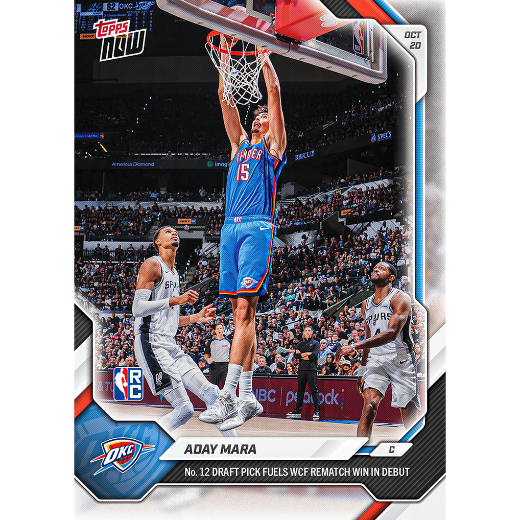 Aday Mara - 2026-27 NBA Topps NOW® - Card 6