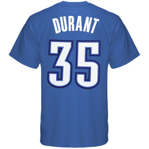 adidas Oklahoma City Thunder #35 Kevin Durant Royal Blue Game Time