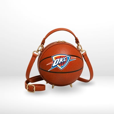 Oklahoma City Thunder by Jill Martin Basketball Crossbody Fan Bag
