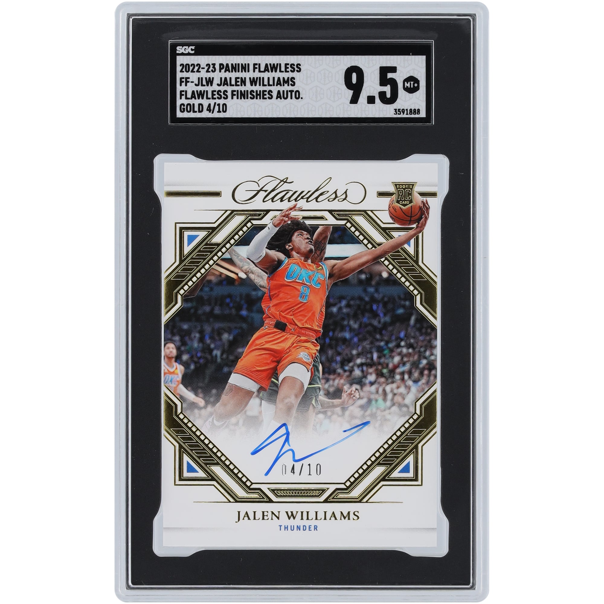 Jalen Williams Oklahoma City Thunder Autographed 2022-23 Panini 