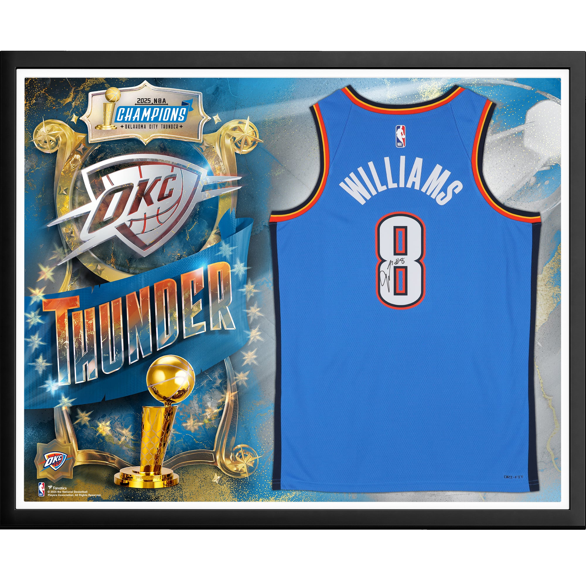 Jalen Williams Oklahoma City Thunder Autographed Fanatics 