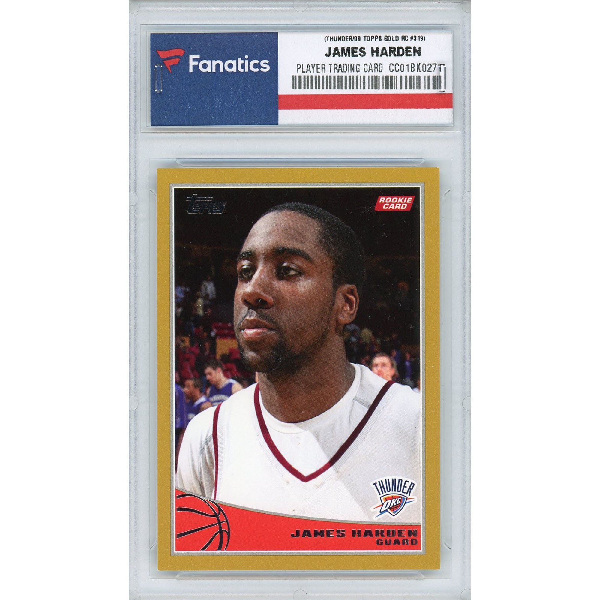 Oklahoma City Thunder James Harden 2009 Topps Gold RC #319 #665