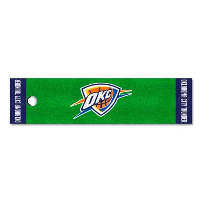 Oklahoma City Thunder Logo Brands Putting Green Mat