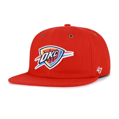 Oklahoma City Thunder '47 Wool Captain Adjustable Hat - Red