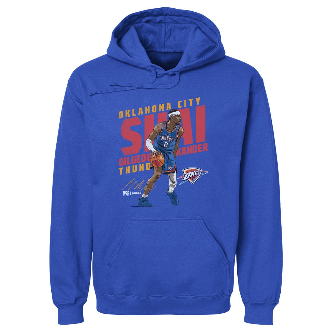 500 Level Shai Gilgeous-Alexander Oklahoma City Thunder Blue Slant ...