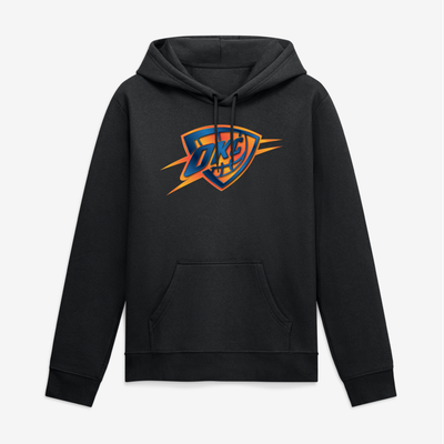 Oklahoma City Thunder Big & Tall Forged Mascot Hoodie - Black