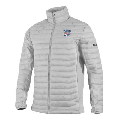 Oklahoma City Thunder Columbia Powder Pass Hybrid Full-Zip Jacket - Gray