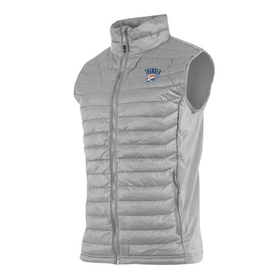 Oklahoma City Thunder Columbia Powder Pass Hybrid Full-Zip Vest - Gray