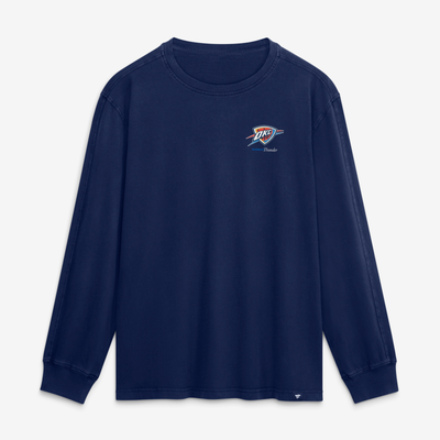  Oklahoma City Thunder Fanatics Coaching Time Long Sleeve T-Shirt - Navy