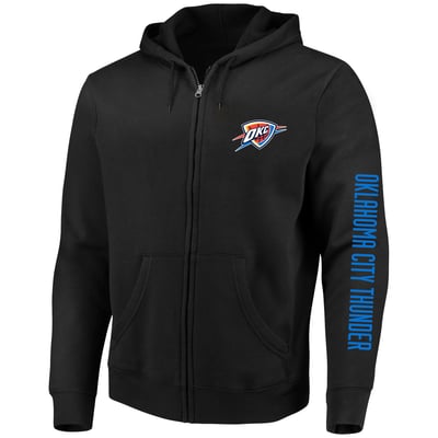 Shai Gilgeous-Alexander Oklahoma City Thunder Fanatics Big & Tall Full-Zip Hoodie - Black
