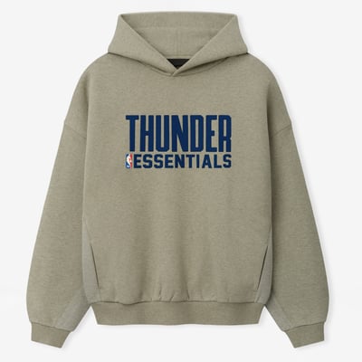 Oklahoma City Thunder Fear of God 90s Relaxed Hoodie - Heather Gray