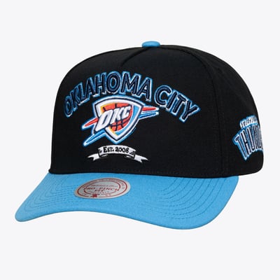 Oklahoma City Thunder Mitchell & Ness True Legacy Pro Snapback Hat - Black