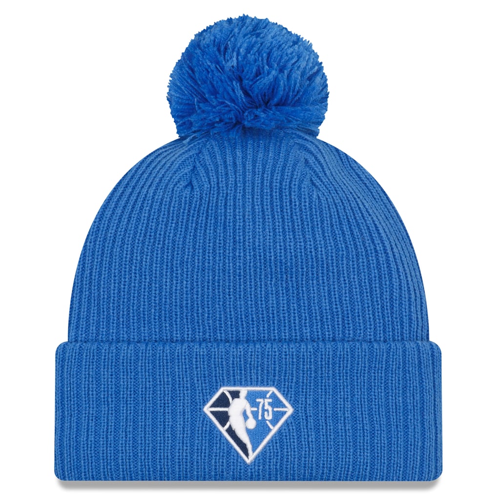 OKC Thunder Baby Blue Beanie‎ design with logo and rhinestones OKC THUNDER KNIT HOLCOMB CUFF HAT – Official OKC Thunder Shop main image 4