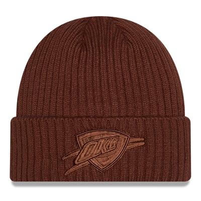 Oklahoma City Thunder New Era Color Pack Cuffed Knit Hat - Brown