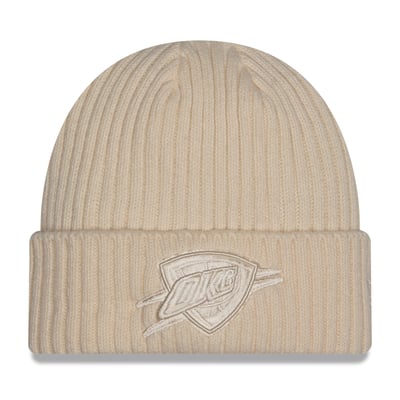 Oklahoma City Thunder New Era Color Pack Cuffed Knit Hat - Cream