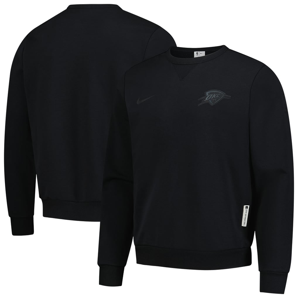  Oklahoma City Thunder Nike Authentic Standard Issue Travel Dri-FIT Sweatshirt - Black