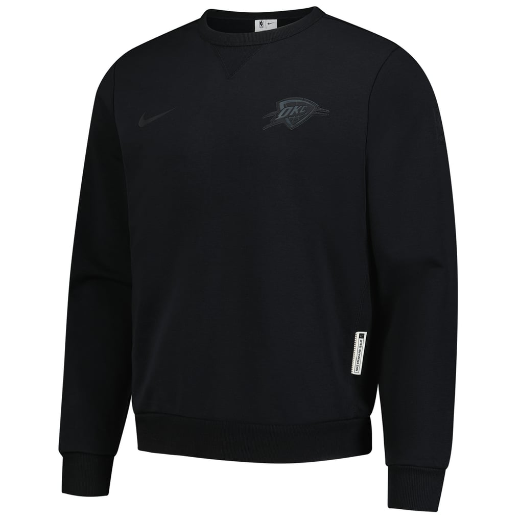  Oklahoma City Thunder Nike Authentic Standard Issue Travel Dri-FIT Sweatshirt - Black