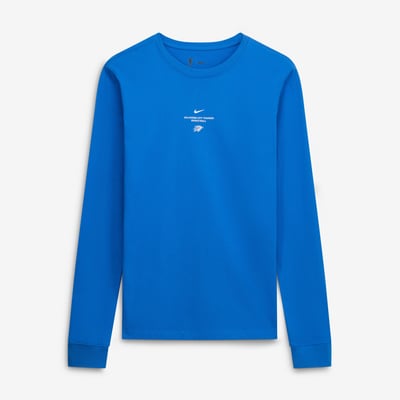 Oklahoma City Thunder Nike 2026/27 Standard Issue Practice Long Sleeve T-Shirt - Blue