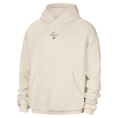 Oklahoma City Thunder Nike 2026/27 Standard Issue Stretch Pullover Hoodie - Oatmeal