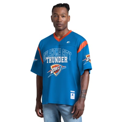 Oklahoma City Thunder Starter Game Day V-Neck T-Shirt - Blue