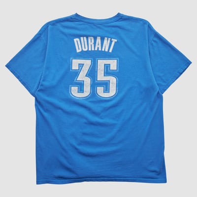Oklahoma City Thunder Adidas 2010s T-shirt - Blue - S by Fanatics Real Vintage