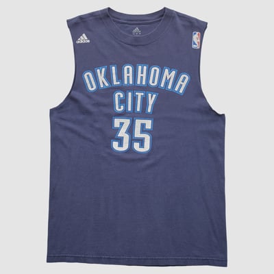 Oklahoma City Thunder Adidas 2010s Tank - Navy - S by Fanatics Real Vintage