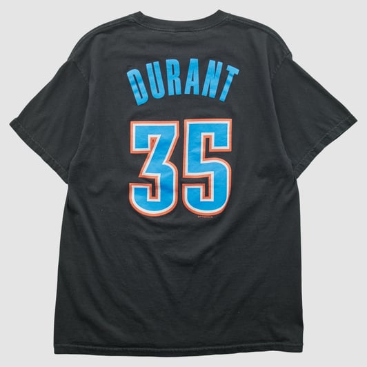 Oklahoma City Thunder Majestic 2010s T-shirt - Black - S by Fanatics Real Vintage