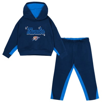  Oklahoma City Thunder Outerstuff Preschool  Rainbow Shot Hoodie and Pants Set - Blue