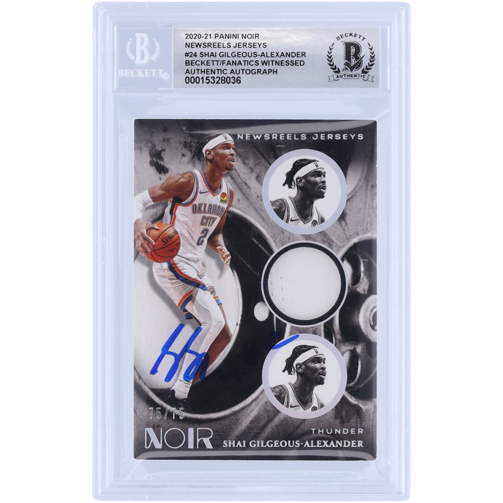 Shai Gilgeous-Alexander Oklahoma City Thunder Autographed 2020-21 