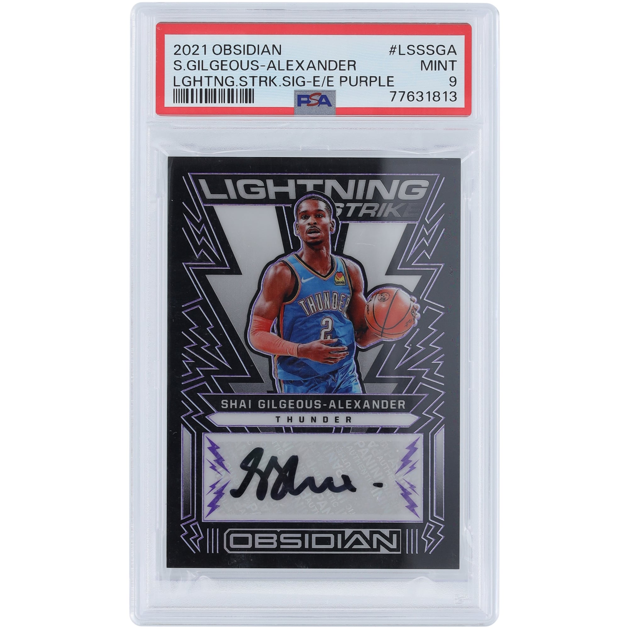 Shai Gilgeous-Alexander Oklahoma City Thunder Autographed 2021-22 