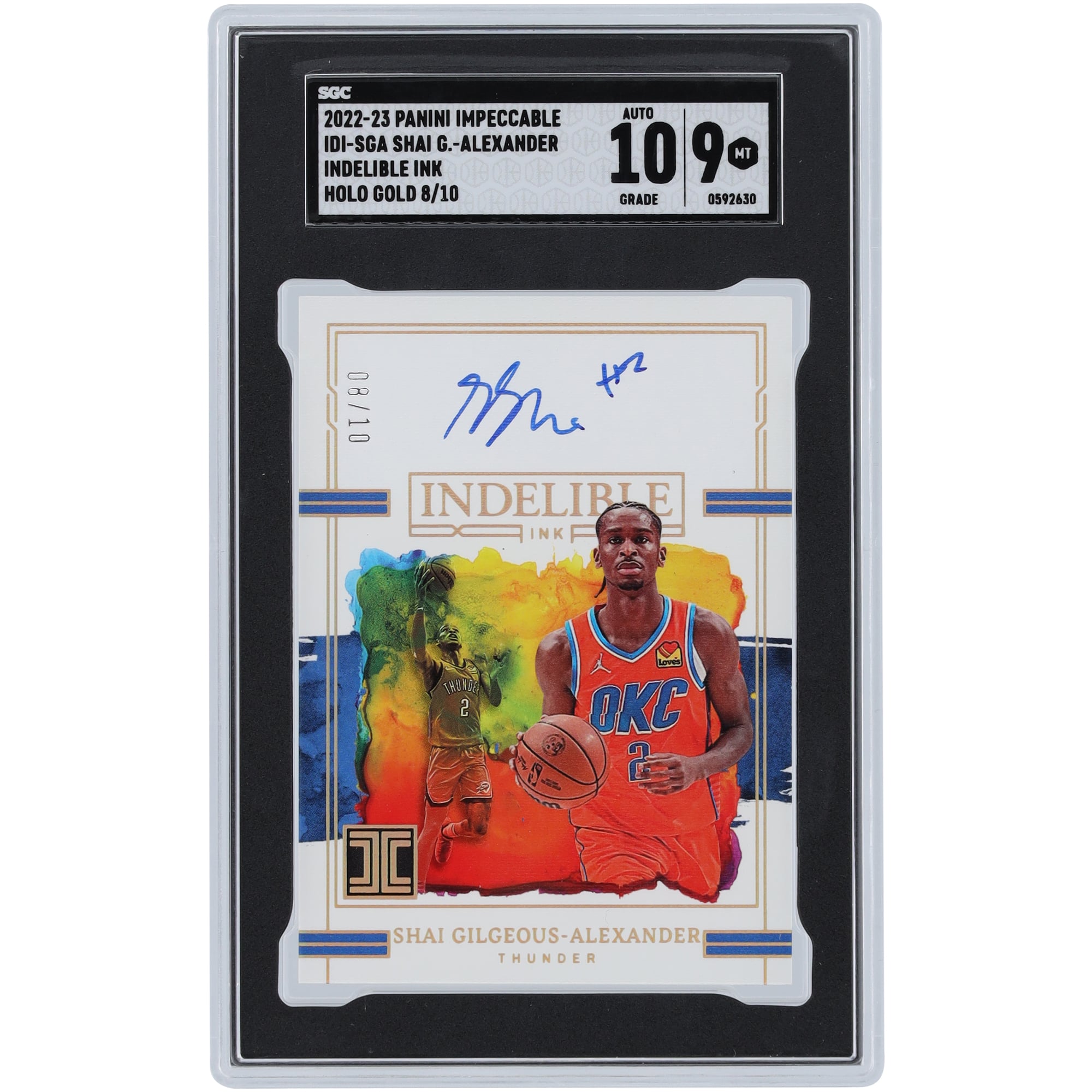 Shai Gilgeous-Alexander Oklahoma City Thunder Autographed 2022-23 