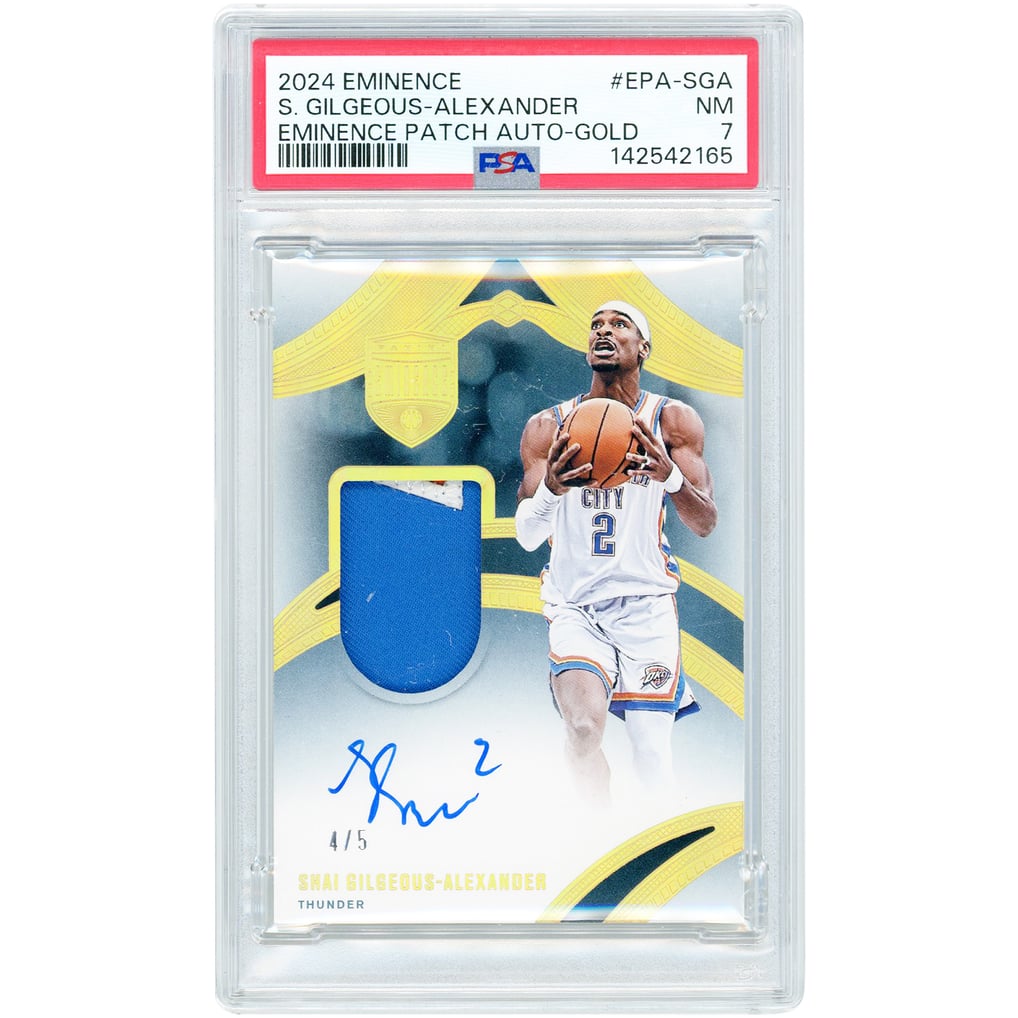 Shai Gilgeous-Alexander Oklahoma City Thunder Autographed 2024-25 