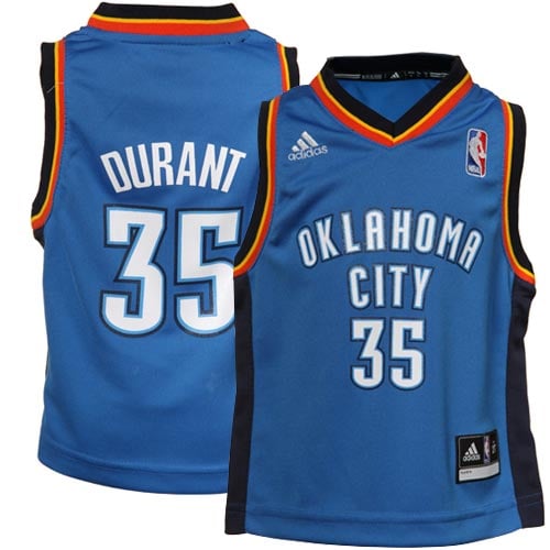 Toddler Oklahoma City Thunder Kevin Durant adidas Light Blue