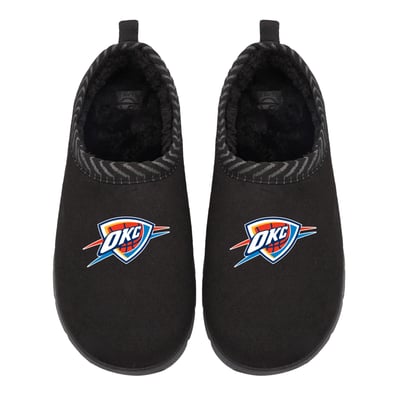 Oklahoma City Thunder ISlide Unisex Primary Logo Mission Slippers - Black
