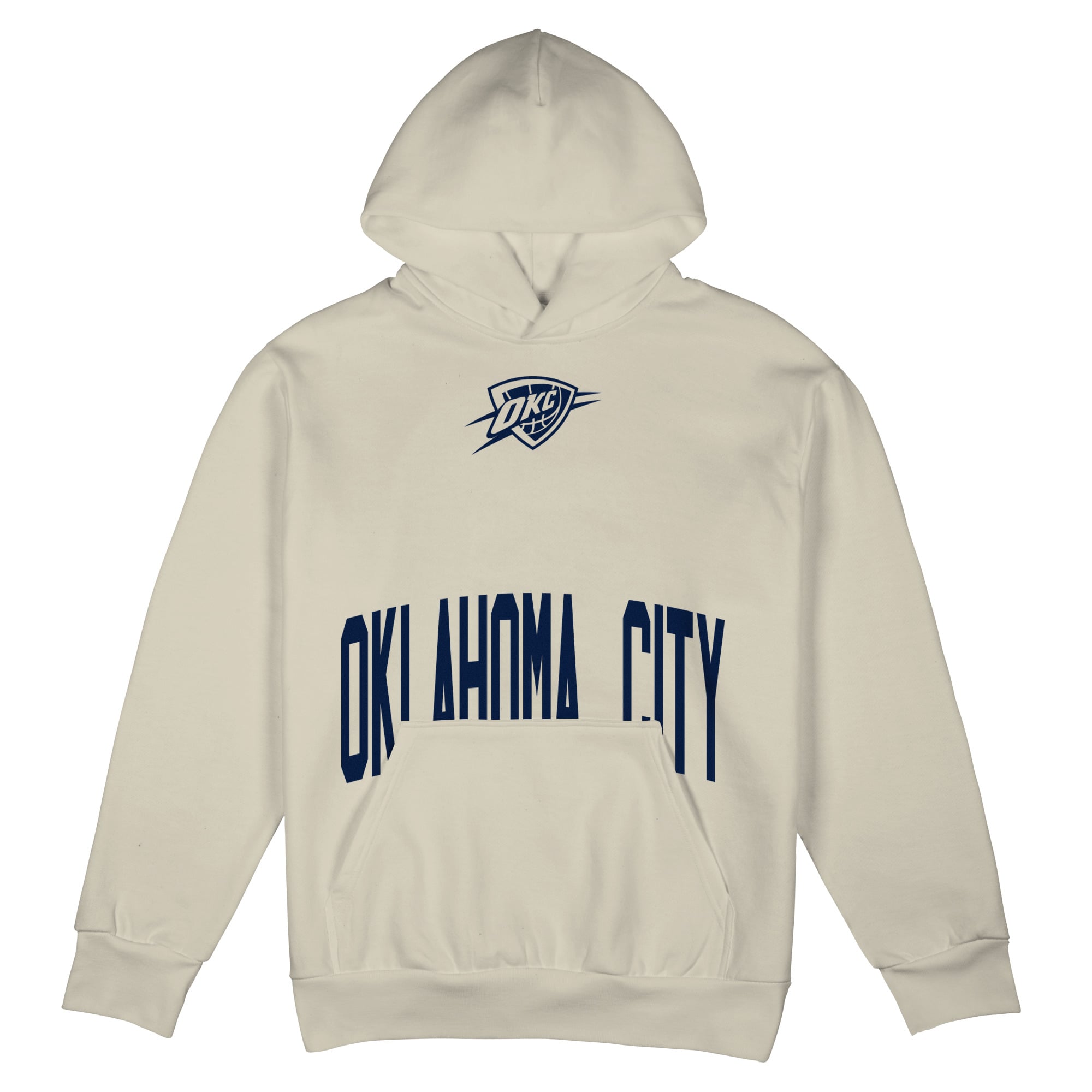 Unisex Oklahoma City Thunder Stadium Essentials Cream Surrender Hoodie