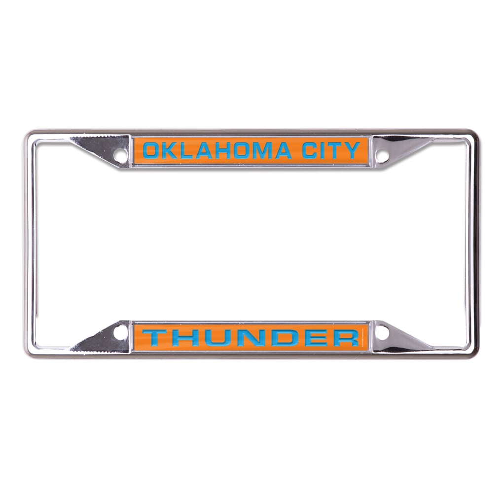 Oklahoma City Thunder WinCraft Laser-Cut License Plate Frame