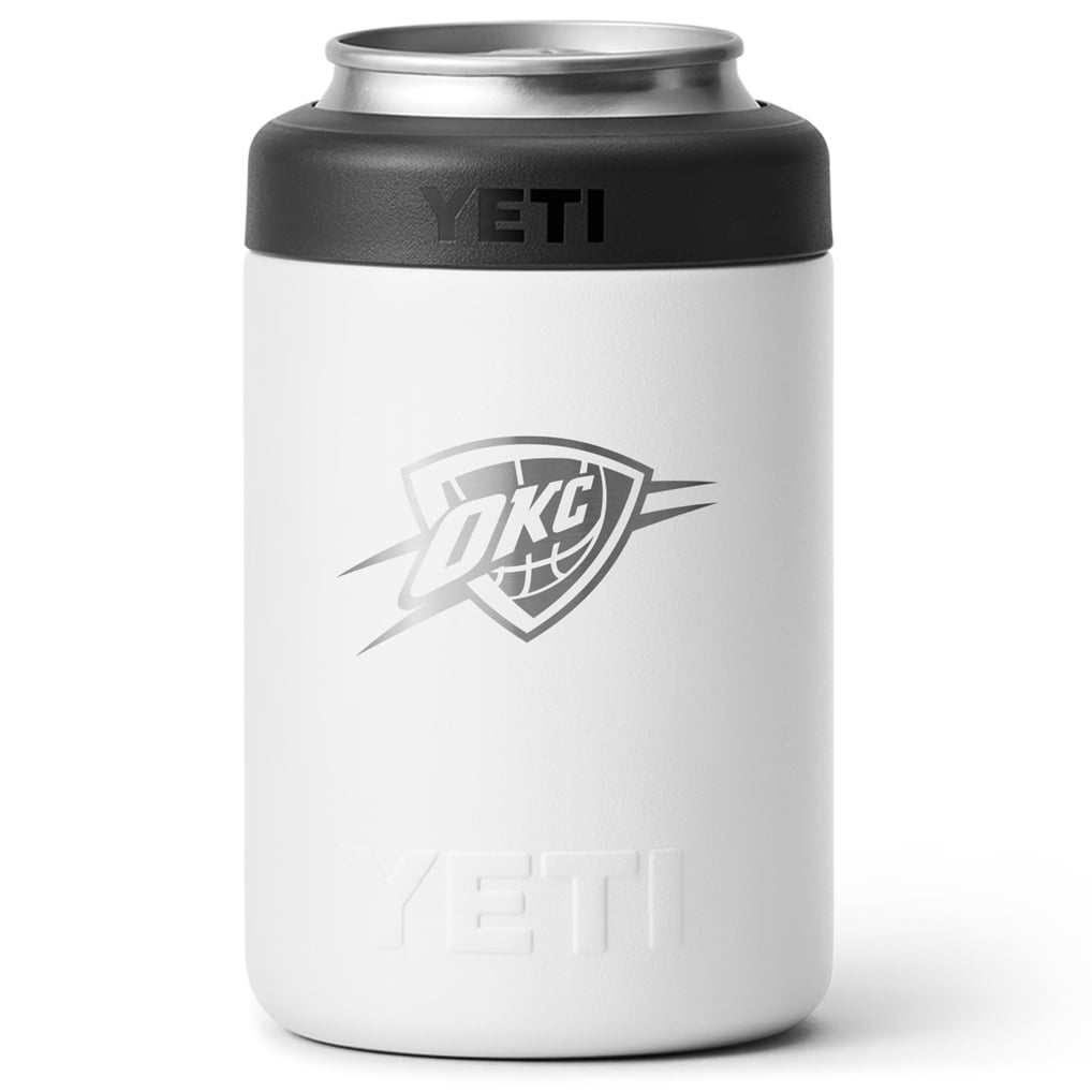 Oklahoma City Thunder YETI 12oz. Rambler Colster Can Cooler - White