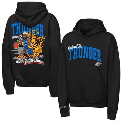 Shai Gilgeous-Alexander Oklahoma City Thunder Mitchell & Ness Youth Fired Up Hoodie - Black