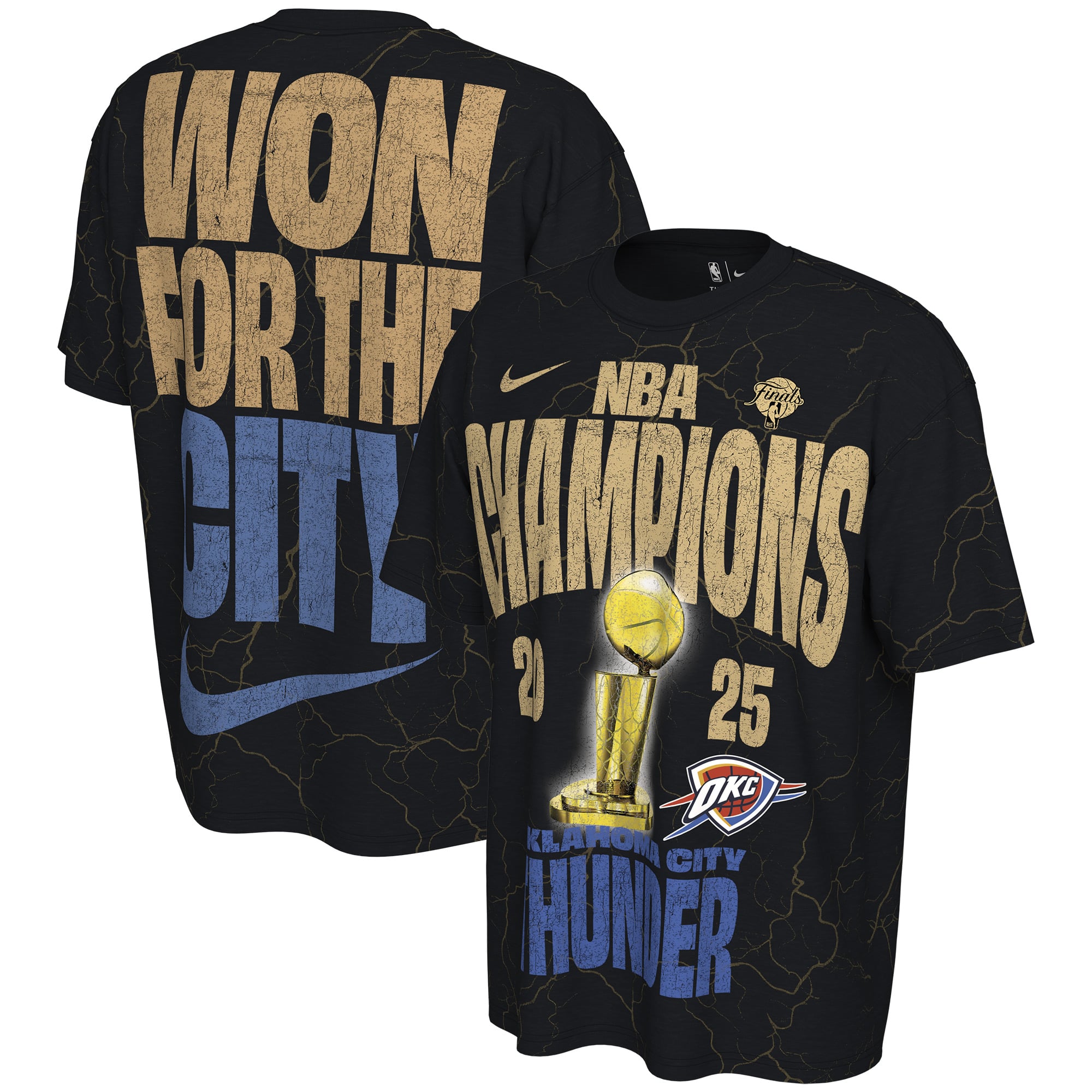 Oklahoma City Thunder Nike Youth 2025 NBA Finals Champions Locker 