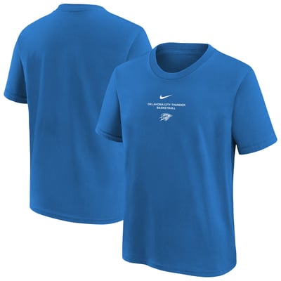  Oklahoma City Thunder Nike Youth 2026/27 Standard Issue Practice T-Shirt - Blue