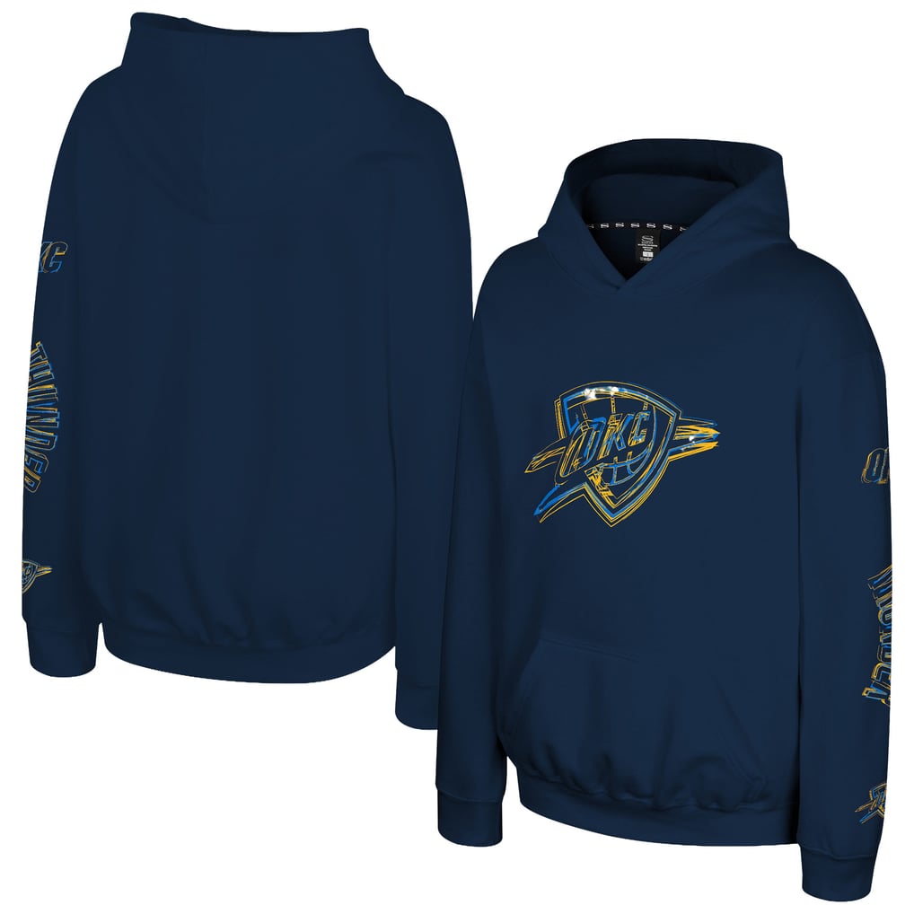 Oklahoma City Thunder Stadium Essentials Youth Legends Elementized Hoodie - Navy